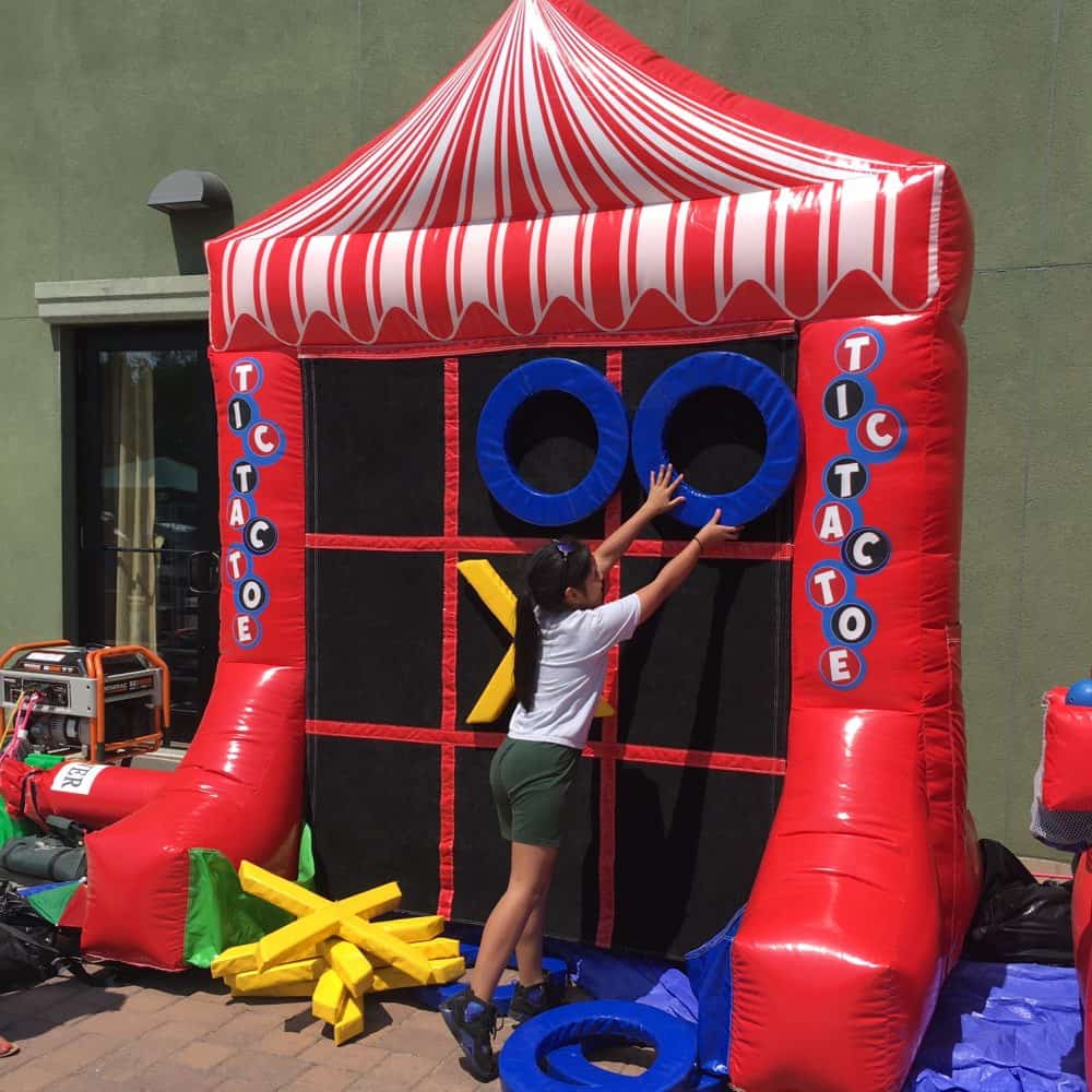 Inflatable Tic-Tac-Toe and Connect Four