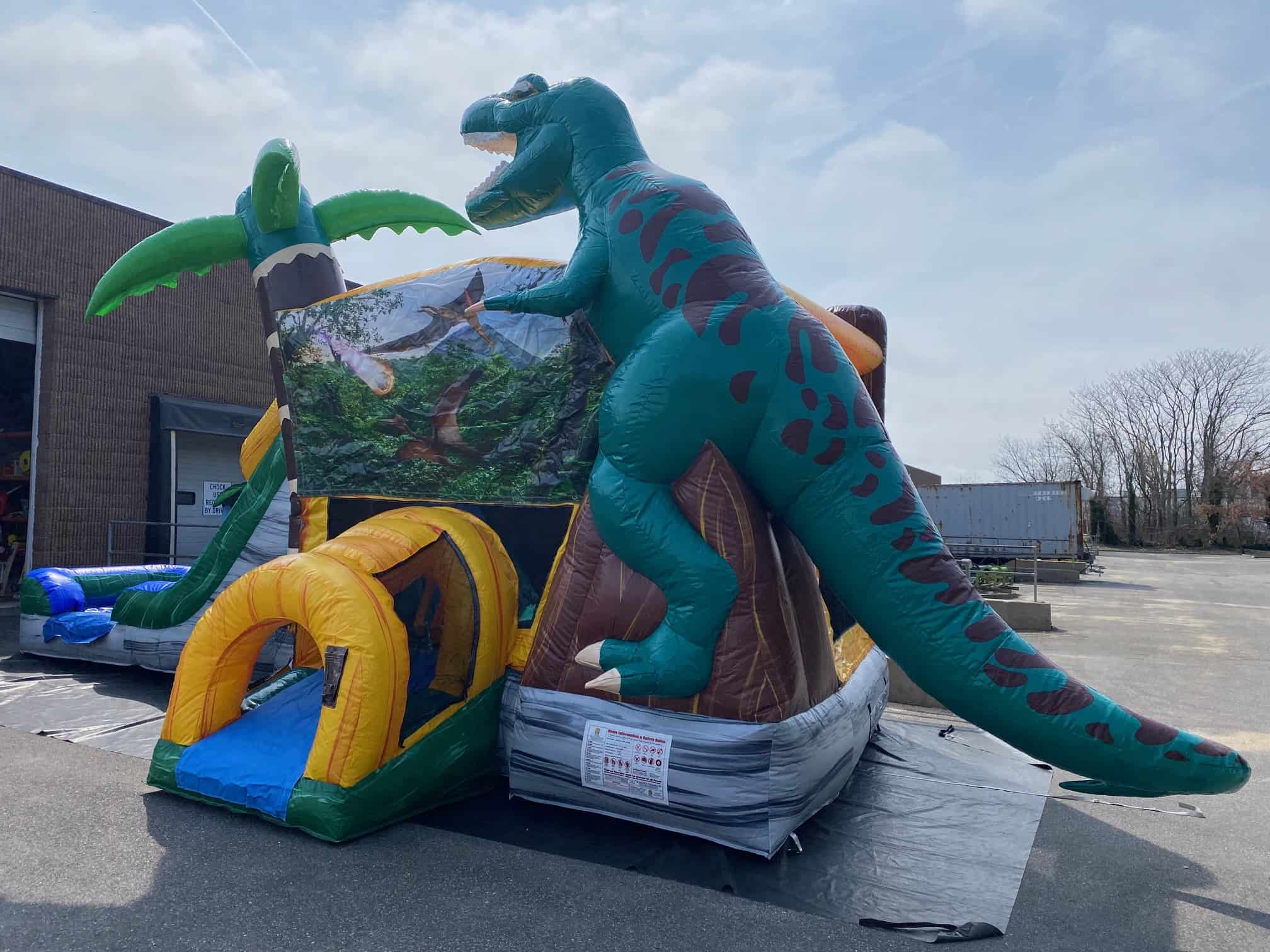 jurassic world bouncy castle