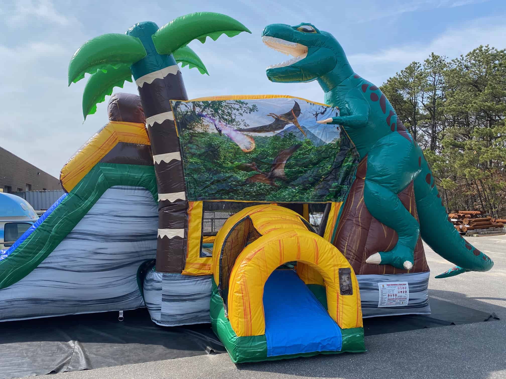 jurassic world bouncy castle